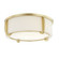 Talon Three Light Flush Mount in Aged Brass (70|4616AGB)