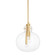 Hempstead Three Light Pendant in Aged Brass (70|3914AGB)