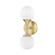 Astoria LED Wall Sconce in Aged Brass (70|3302AGB)