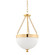 Barrington Three Light Pendant in Aged Brass (70|324AGB)