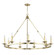 Allendale Nine Light Chandelier in Aged Brass (70|3209AGB)
