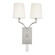 Glenford Two Light Wall Sconce in Polished Nickel (70|3112PN)