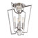 Waterloo Four Light Semi Flush Mount in Polished Nickel (70|3004PN)