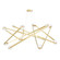 Orbit LED Chandelier in Aged Brass (70|2756AGB)