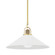 Syosset One Light Pendant in Aged Brass/Soft Off White (70|2620AGBWH)
