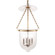 Hampton Four Light Pendant in Aged Brass (70|255AGBC1)