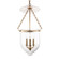 Hampton Three Light Pendant in Aged Brass (70|254AGBC1)