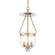 Hampton Three Light Pendant in Aged Brass (70|252AGBC2)