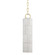 Brookville One Light Pendant in Aged Brass (70|2384AGBST)
