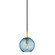 Rousseau One Light Pendant in Aged Brass (70|2007AGBBL)