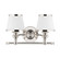 Milton Two Light Bath Bracket in Polished Nickel (70|2002PN)