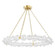 Lindley LED Chandelier in Aged Brass (70|1938AGB)