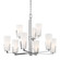 Upton Nine Light Chandelier in Polished Chrome (70|1809PC)