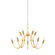 Amboy Ten Light Chandelier in Aged Brass (70|1528AGB)