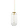 Bennett One Light Pendant in Aged Brass (70|1508AGB)