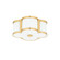 Chandler Two Light Flush Mount in Aged Brass (70|1212AGB)