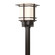 Tourou One Light Outdoor Post Mount in Coastal Dark Smoke (39|346013SKT77GG0084)
