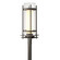 Torch One Light Outdoor Post Mount in Coastal Dark Smoke (39|345897SKT77ZS0684)