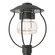 Mason One Light Outdoor Post Mount in Coastal Black (39|344810SKT80ZM0447)