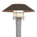 Henry One Light Outdoor Post Mount in Coastal Burnished Steel (39|344227SKT7875GG0026)