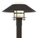 Henry One Light Outdoor Post Mount in Coastal Oil Rubbed Bronze (39|344227SKT1414GG0026)