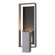 Shadow Box Two Light Outdoor Wall Sconce in Coastal Burnished Steel (39|302605SKT7880ZM0546)