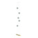 Abacus Abacus 5-Light Floor to Ceiling Plug-In LED Lamp in White (39|289520LEDSTND02GG0668)