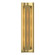 Gallery Three Light Wall Sconce in Modern Brass (39|217635SKT86FF0205)