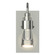 Erlenmeyer One Light Wall Sconce in Sterling (39|207720SKT85ZM0343)