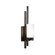 Ondrian One Light Wall Sconce in Black (39|206301SKTRGT10GG0168)