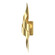 Flux One Light Wall Sconce in Modern Brass (39|206101SKT86)