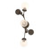 Sprig Three Light Wall Sconce in Bronze (39|206050SKT05WF0629)