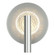 Solstice One Light Wall Sconce in Vintage Platinum (39|202025SKT82ZM0545)