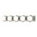 Brooklyn Brooklyn 5-Light Straight Double Shade Bath Sconce in Sterling (39|201379SKT8502GG0711)