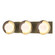 Brooklyn Three Light Bath Sconce in Modern Brass (39|201378SKT8614GG0711)