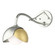 Brooklyn One Light Wall Sconce in Sterling (39|201377SKT8586GG0711)