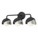 Brooklyn Brooklyn 3-Light Double Shade Bath Sconce in Black (39|201375SKT1085GG0711)