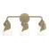 Lapas Three Light Bath Sconce in Soft Gold (39|201352SKT84GG0330)