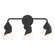 Lapas Lapas 3-Light Bath Sconce in Black (39|201352SKT10GG0330)
