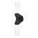 Bow Bow 2-Light Bath Sconce in Black (39|201346SKT10ZM0634)