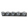 Gatsby Five Light Bath Sconce in Black (39|201323SKT10CR)
