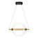 Otto LED Pendant in Black with Brass Accents (39|161305SKTSTND31YT0517)