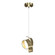 Riza LED Pendant in Modern Brass (39|161186SKTSTND86GG0711)
