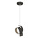 Riza LED Pendant in Dark Smoke (39|161186SKTSTND07GG0711)