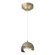 Brooklyn One Light Mini Pendant in Soft Gold (39|161183SKTSTND8420GG0711)