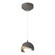Brooklyn One Light Mini Pendant in Natural Iron (39|161183SKTSTND2084GG0711)