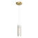 Exos Glass One Light Mini Pendant in Modern Brass (39|161180SKTSTND86GG0065)