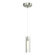 Exos Glass One Light Mini Pendant in Sterling (39|161180SKTSTND85ZM0065)
