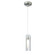 Exos Glass One Light Mini Pendant in Vintage Platinum (39|161180SKTSTND82ZM0065)