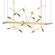 Four Seasons LED Pendant in Modern Brass (39|139756LEDSHRT86)